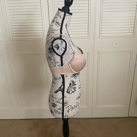 Aerie limited edition rhinestone push up bra beige nude 34C - Picture 5 of 16